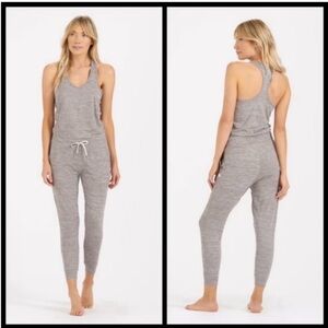 Gray Sleeveless Jumpsuit